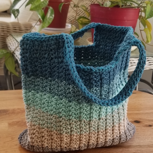 Cotton Shoulder Bag - Picture 1 of 8